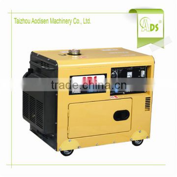 small type portable silent diesel generator with wheels