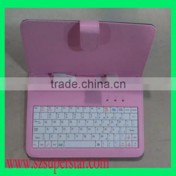top case keyboard assembly new arrival leather case with keyboard for tablet pc