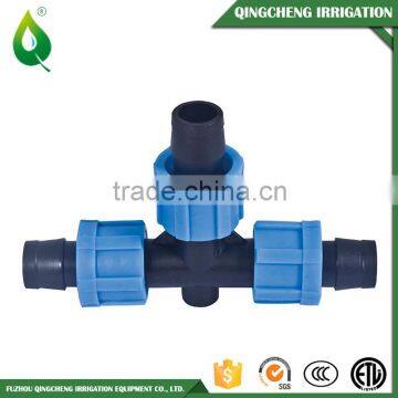 Hot Selling Lock Tape Plastic Tee Pipe Fitting