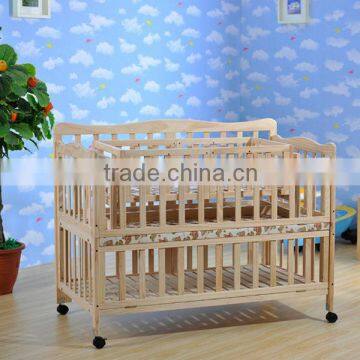 multifunction wooden baby bassinet approved FSC