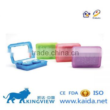 Colored transparent plastic lenses box,cheap cases