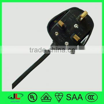 UK BS 3 pin power plug, Britain 13A assemble BS electric plug