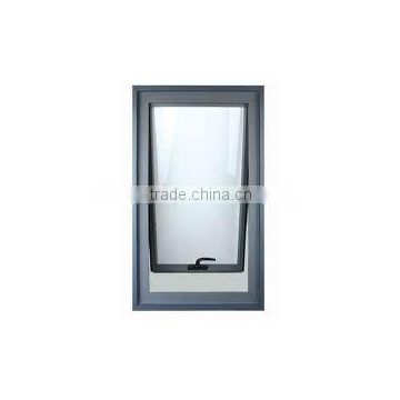 Frosted glass aluminum awning window