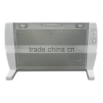 1000w/2000w Multi-function mica heater with tilt over switch