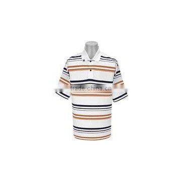 stripe polo shirt