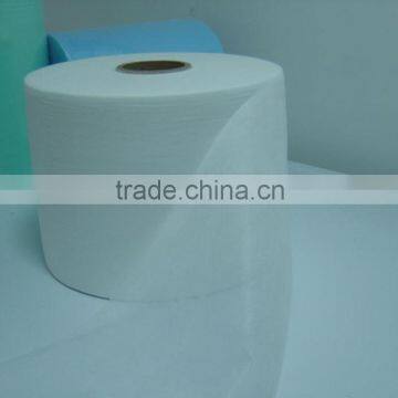 Perforated hydrophilic nonwoven for disposable baby diaper and sanitary napkins