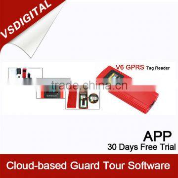 Big Storage Capacity real time gprs guard tracking system