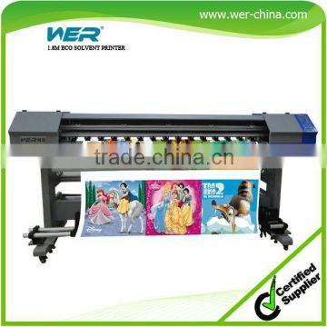 Best selling 1.8m WER-ES1802I dx7 eco solvent printer