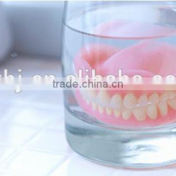 New Teeth Cleaning Effervescent Tablet with Polident Denture Cleanser