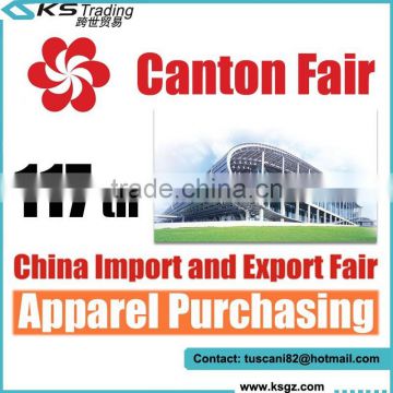 The most professional 117th canton fair fashion apparel purchase agent