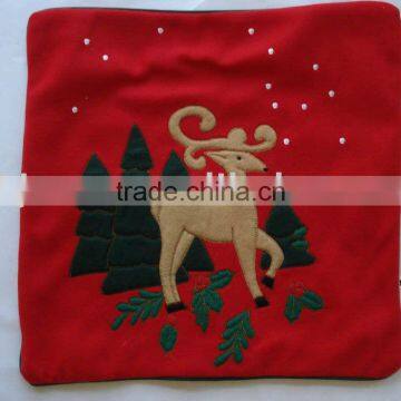 Christmas cushion in square shape