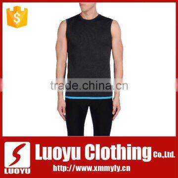 100% cotton sport mens tank top high quality sleeveless t shirt wholesale