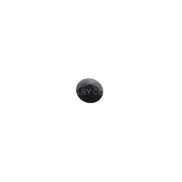Natural Gemstone Black Spinel Beads Round For Jewelry 1mm 0.0065cts