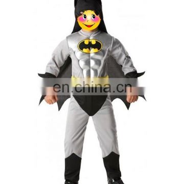 TG1668 Boys Muscle Batman Costume Superhero carnival cosplay cloth for kids
