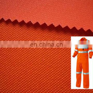 Reflective Safety Workwear Orange Fabric / Fluorescent Coverall Fabric / High Visibility Fabric for worker