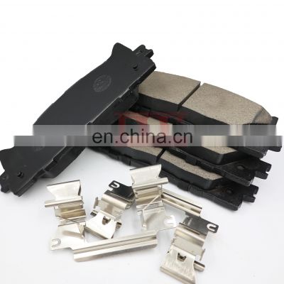 Factory wholesale ceramic auto brake system car spare parts brake pad for toyota