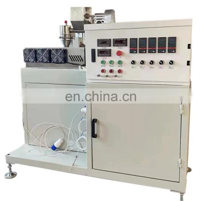 Twin screw plastic extruder Conical double screw extruder for lab small exruder