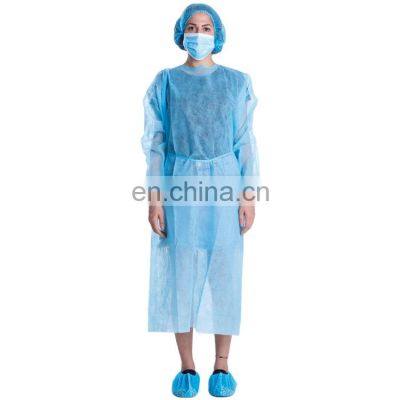Non Woven Fabric cleanroom Isolation Gown suit disposable filmcovered nonmedical isolation gowns