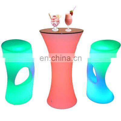 led glow lounger chair nightclub events commercial sofa sets table lumineux bar sillas para fiesta