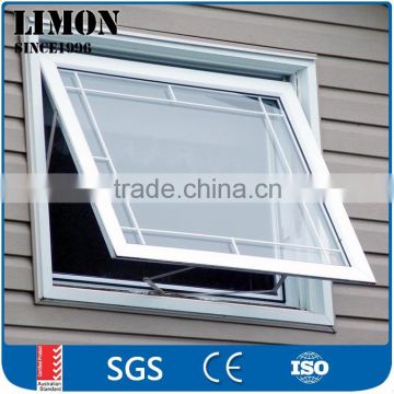 White Color Energy Efficiency Awning Window