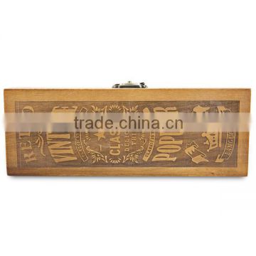 All types of pencil boxes and cases Custom logo and color wooden pen boxes pencil case
