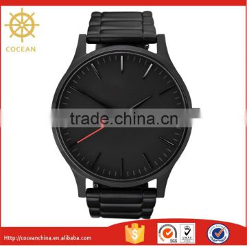Luxury Fashion Design Black Stainless Steel Case Men Watch With Custom Logo                        
                                                Quality Choice