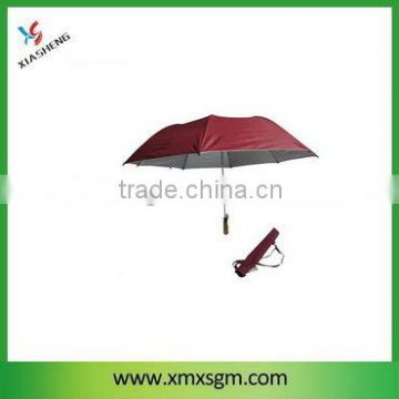 2 Fold Umbrella with Wooden Handle