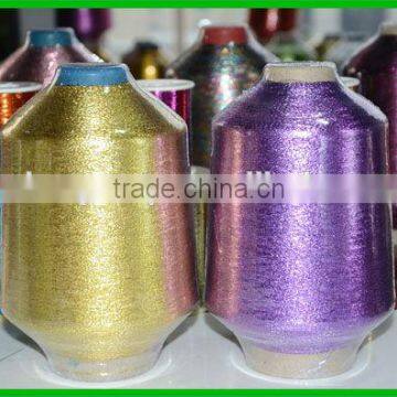 Hot sales metallic yarn with 40D, 70D, 150Denier lurex thread