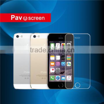 98% Transparent waterproof For mobile LCD tempered screen protector for iPhone 5 5c 5s wholesale 4g mobile phone accessories.
