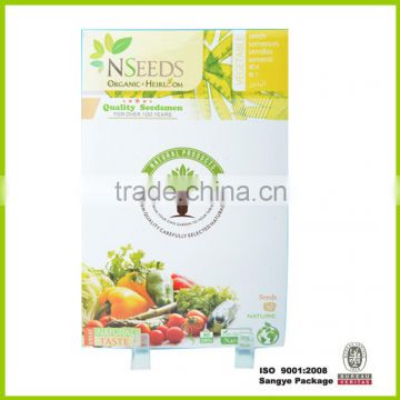 MOQ 5000pcs Agriculture Vegetable Seed Paper Packet