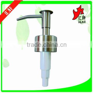 High Quality 304 Stainless Steel Lotion Hand Soap Pump Top