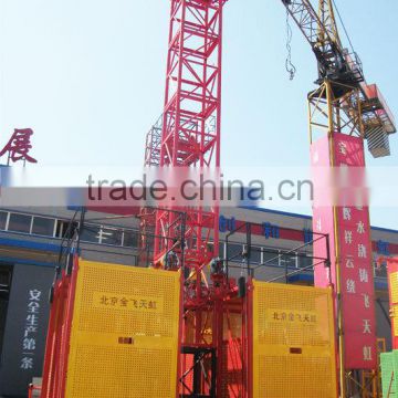 Best-selling famous brand China manufacturer 2t/double cage/SS material Building lift