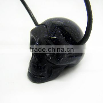 Natural gemstone skull pendants, skull pendants for wholesale