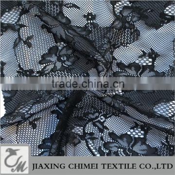 black lace jacquard fabric