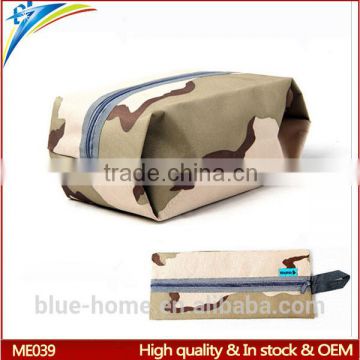 Best selling Fashion beautiful camouflage cosmetic bag for men Outdoor travel accessory