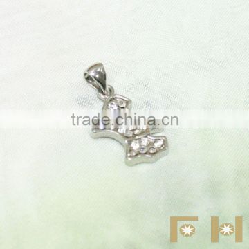 FH-C070 crystal silver pendant