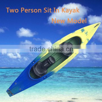 river kayak / kayak roto mold / 2 person kayak