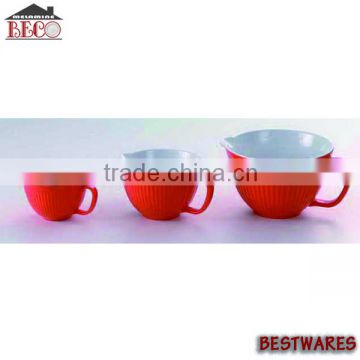 High quality standard health mixing melamine novelty measure cup