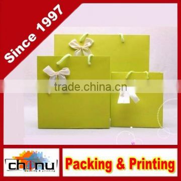 Art Paper White Paper, Paper Gift Shopping Promotion Bag (210013)