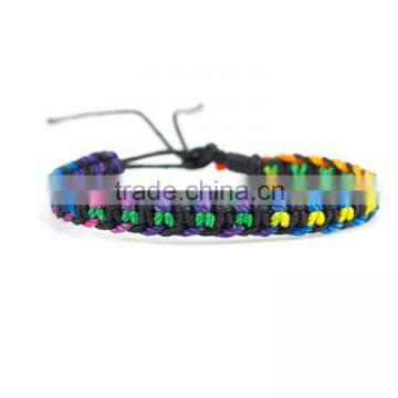 Cheap Handmade Multi-Color Multi-Color square knot handmade friendship bracelet