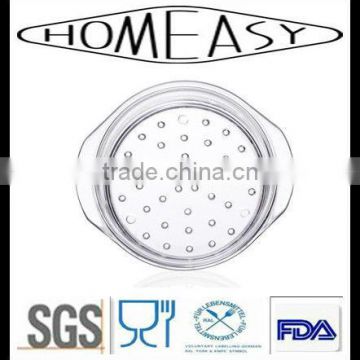 2014 new product Diameter 20/24cm Pyrex Glass Steamer made in china