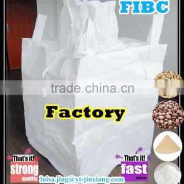 Yantai factory price polypropylene pp woven 90*90*110 FIBC