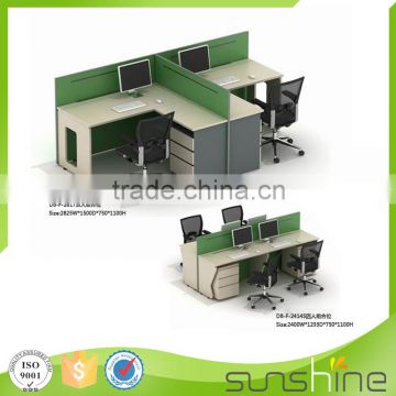 Good wire mangement and special design table leg office desk partition staff workstation