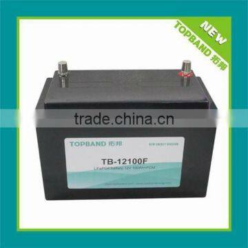 12V 100Ah rechargeable lithium car battery