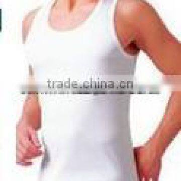 Mens White Blank Tank Top