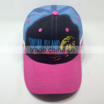 High Qaulity Custom 100% Cotton Custom Colors mesh baseball Caps