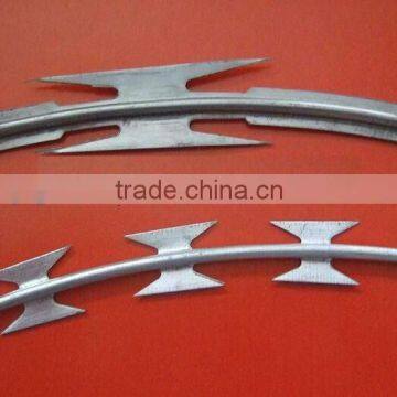 Stainless steel razor wire