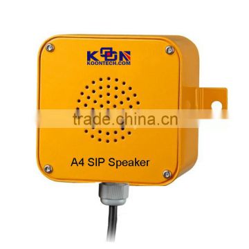 waterproof A4 telephone sounder SIP speaker Amplifier VoIP Intercom Module SIP Speaker