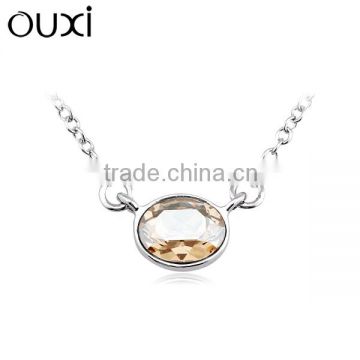SCC cheap personalized raw crystal necklace jewelry 11002-1