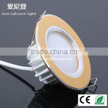 New arrival Manufacturer supplier aluminum round dimmable 120 degree 3W,5W,7W,12W smd panel led downlight with CE&RoHS